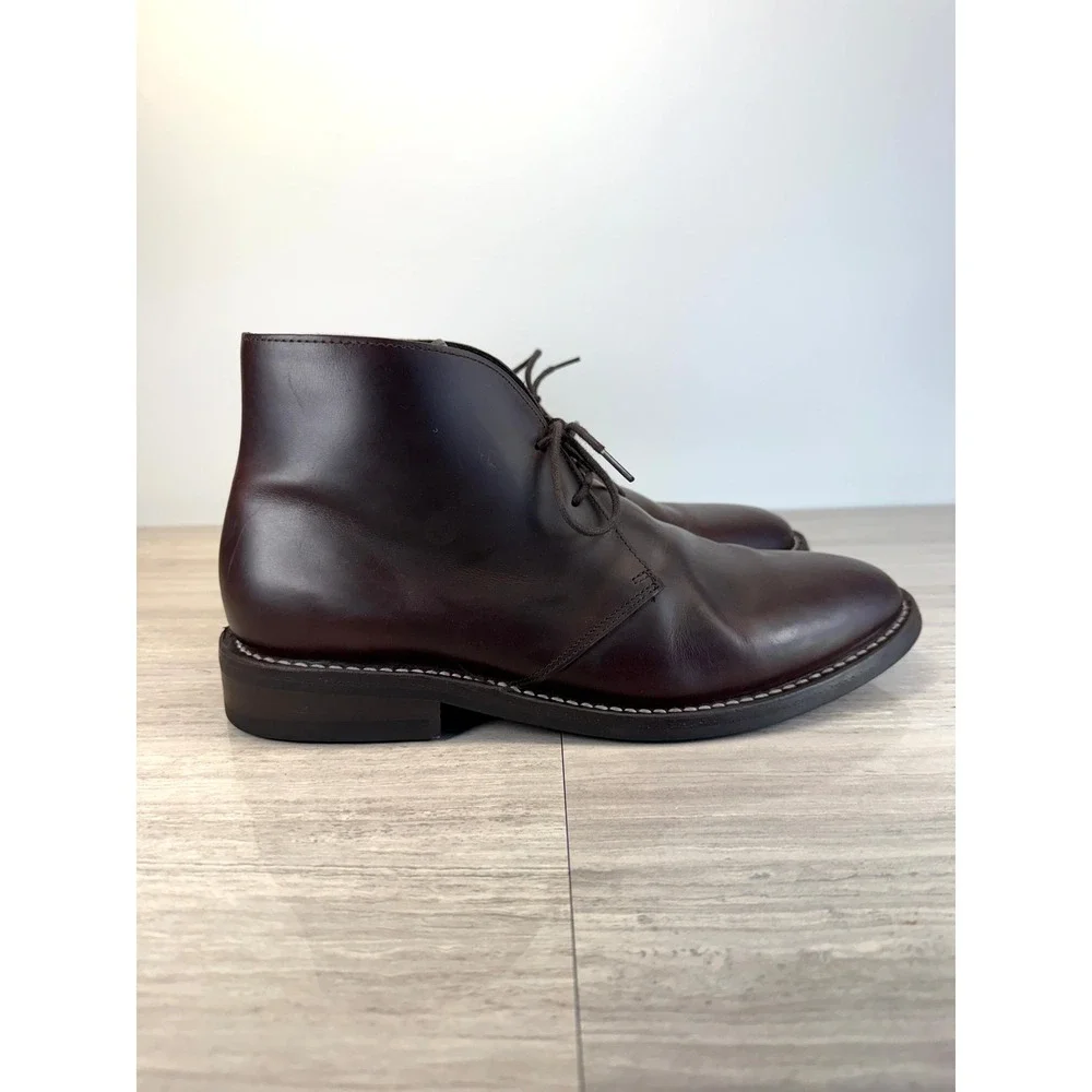 Thursday Boot Co Chukka Scout Brown Leather Men 10.5 Utility Heritage Casual EUC